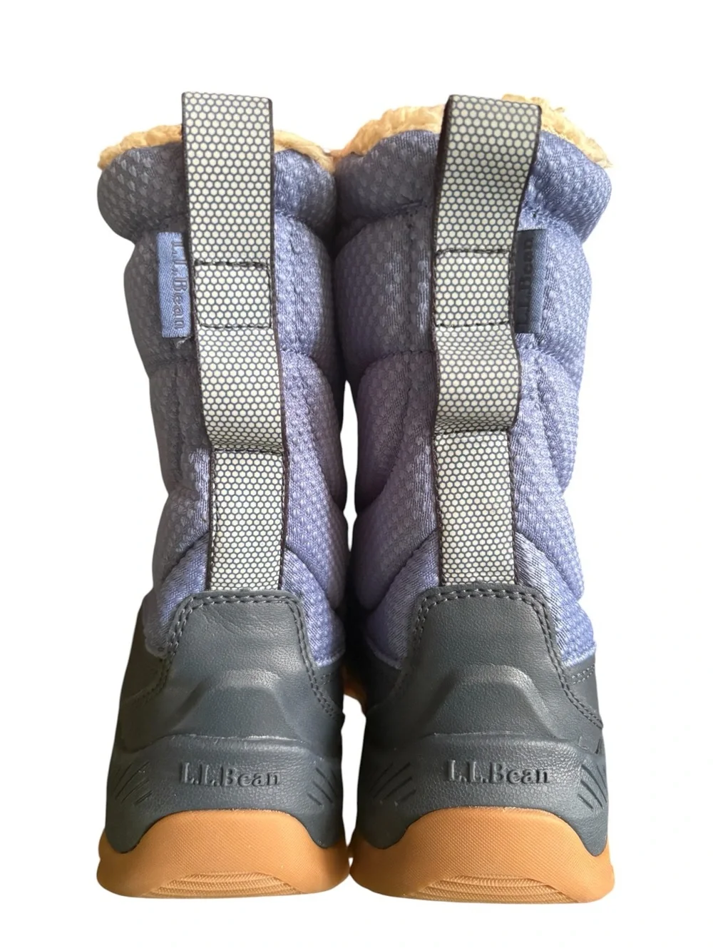 NWOT L.L. Bean Kids' Access Winter Pull-On Boots in Carbon Navy Blue Size 4